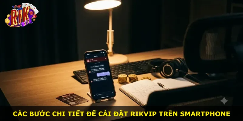 Các bước chi tiết để cài đặt Rikvip trên smartphone