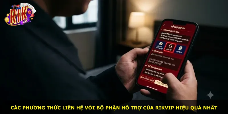 Các phương thức liên hệ với bộ phận hỗ trợ của Rikvip hiệu quả nhất