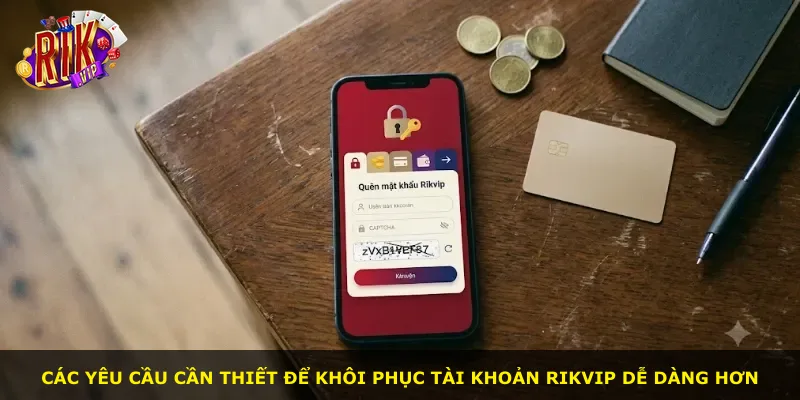 Các yêu cầu cần thiết để khôi phục tài khoản Rikvip dễ dàng hơn
