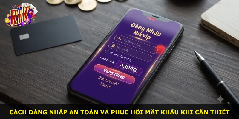 Cách đăng nhập an toàn và phục hồi mật khẩu khi cần thiết