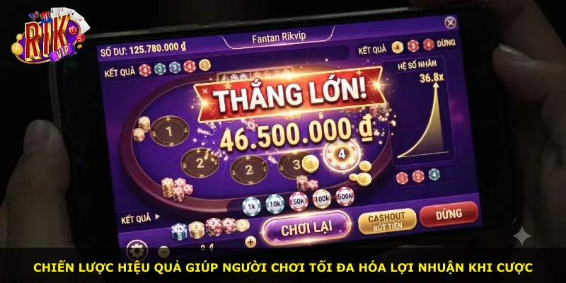 Chiến lược hiệu quả giúp người chơi tối đa hóa lợi nhuận khi cược