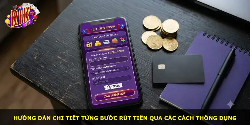 Hướng dẫn chi tiết từng bước rút tiền qua các cách thông dụng