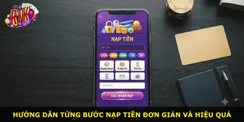 Hướng dẫn từng bước nạp tiền đơn giản và hiệu quả