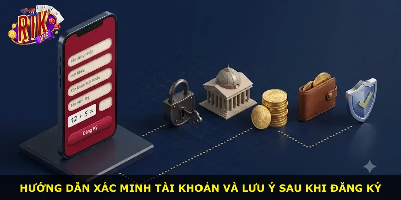 Hướng dẫn xác minh tài khoản và lưu ý sau khi đăng ký