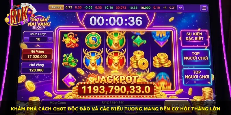 Khám phá cách chơi độc đáo và các biểu tượng mang đến cơ hội thắng lớn