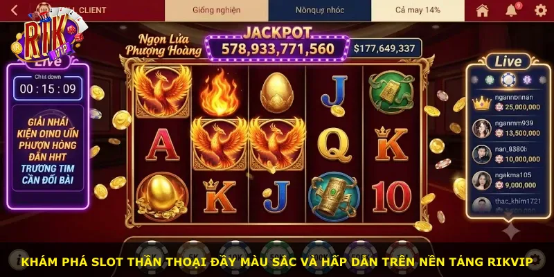 Khám phá slot thần thoại đầy màu sắc và hấp dẫn trên nền tảng Rikvip