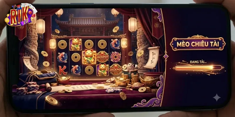Mèo Chiêu Tài Rikvip Trải Nghiệm Chơi Game Đổi Thưởng Cực Cuốn Cho Hội Mê Vận May