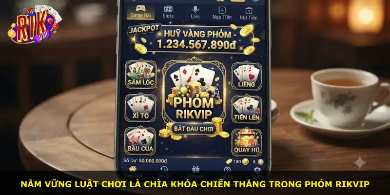 Nắm vững luật chơi là chìa khóa chiến thắng trong phỏm Rikvip