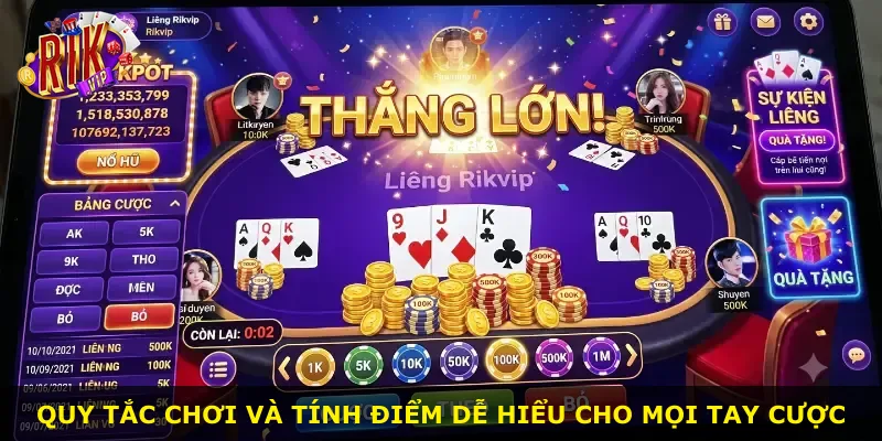 Quy tắc chơi và tính điểm dễ hiểu cho mọi tay cược