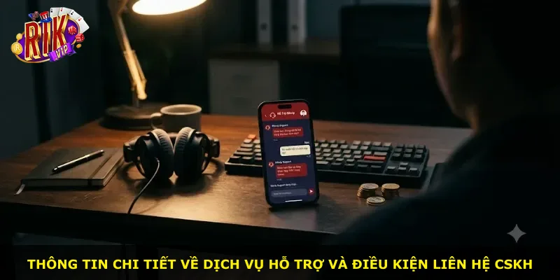 Thông tin chi tiết về dịch vụ hỗ trợ và điều kiện liên hệ CSKH