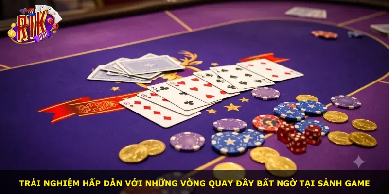 Trải nghiệm hấp dẫn với những vòng quay đầy bất ngờ tại sảnh game