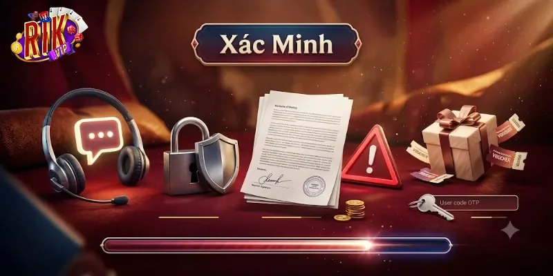 Xác Minh Tài Khoản Rikvip Nhanh Chóng An Toàn Để Rút Tiền Không Bị Lỗi